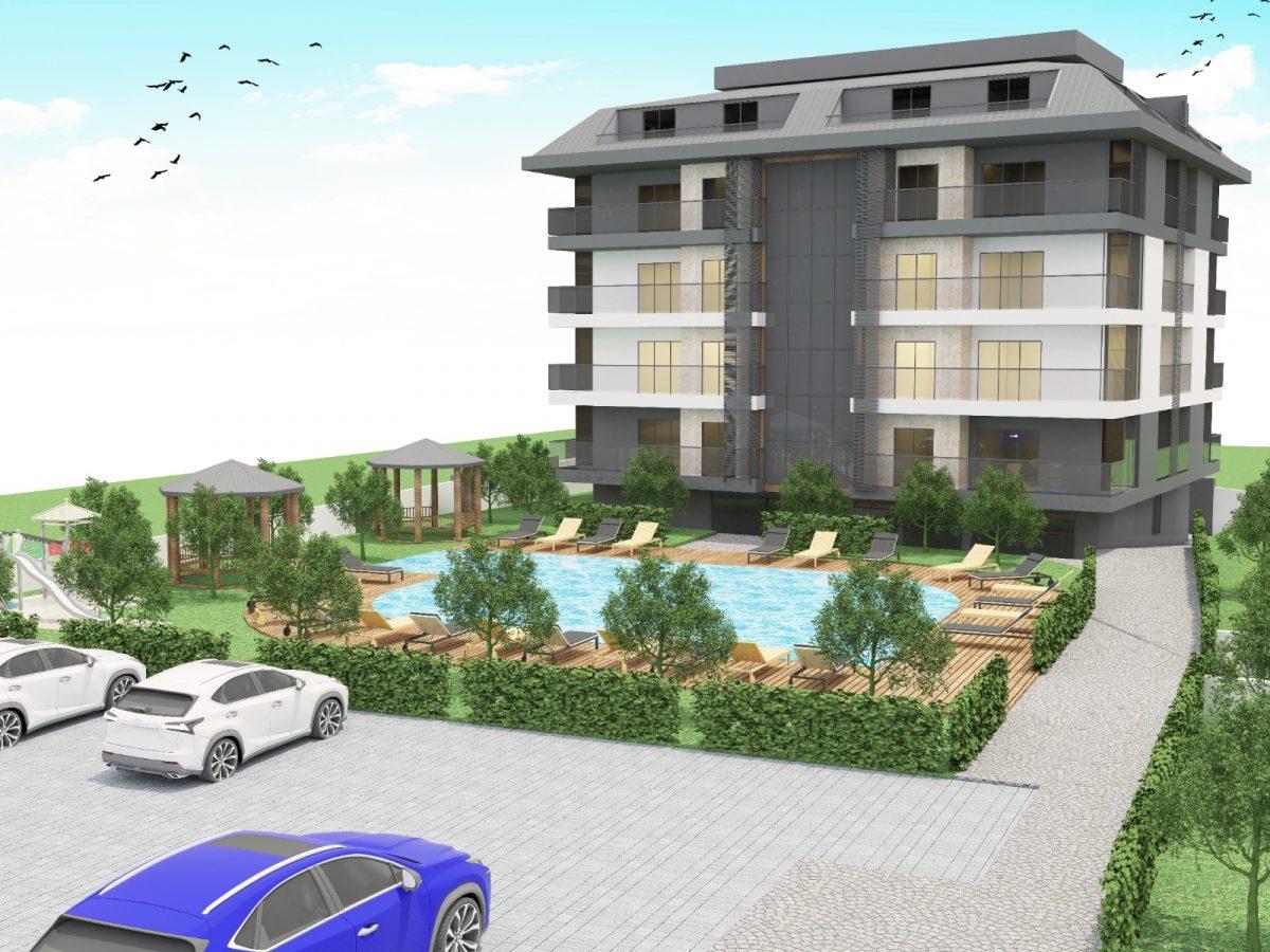 Apartments with a separate kitchen in a new residential complex in Oba - Фото 5