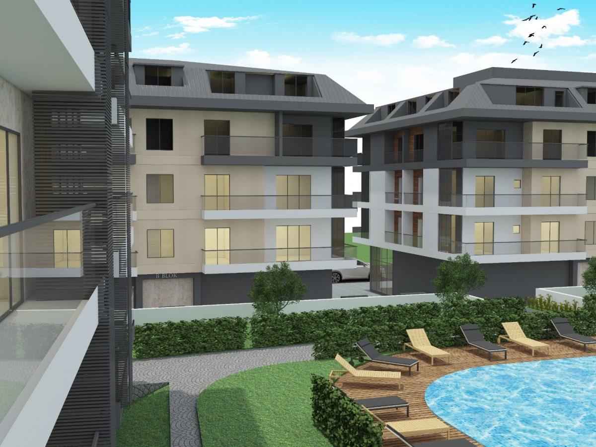 Apartments with a separate kitchen in a new residential complex in Oba - Фото 6