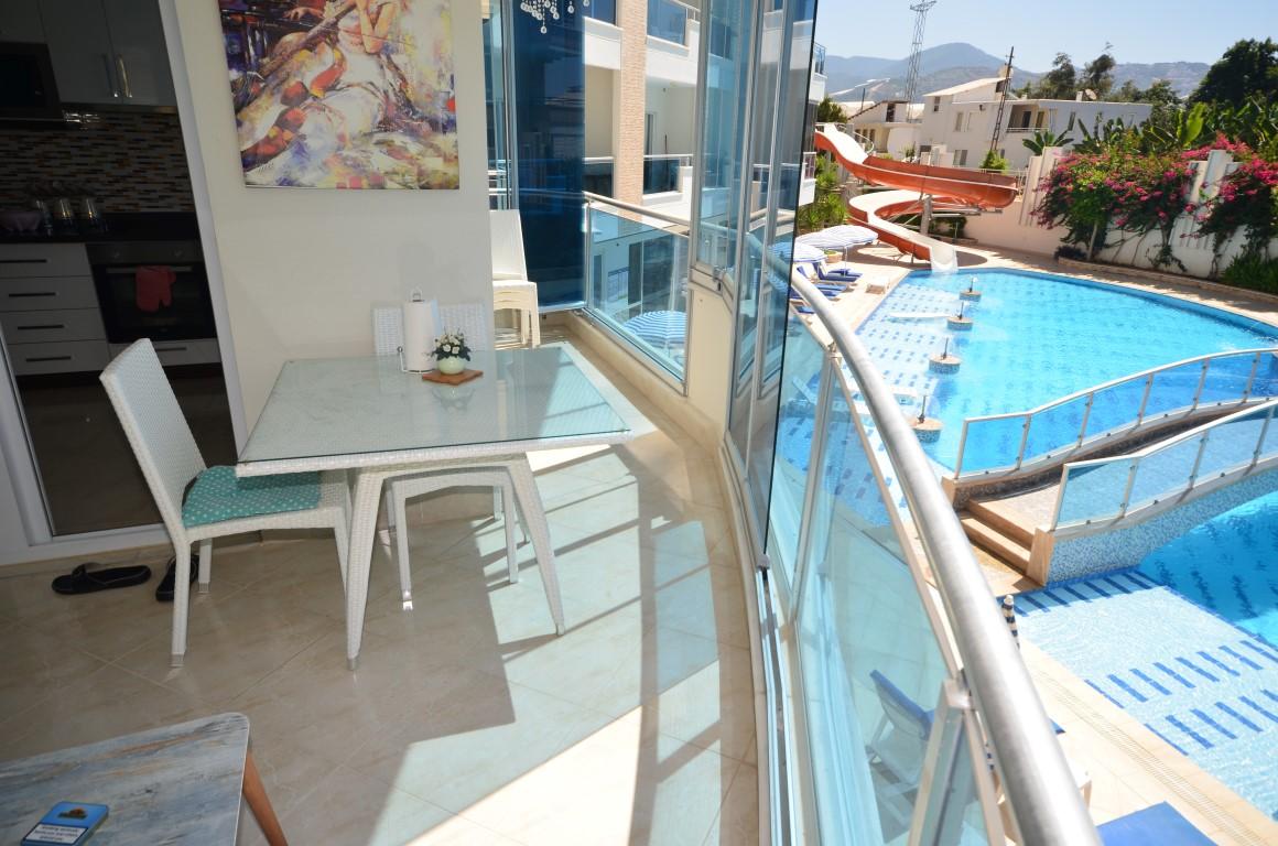 Furnished apartment 2 + 1 with European area of Alanya Mahmutlar - Foto 28