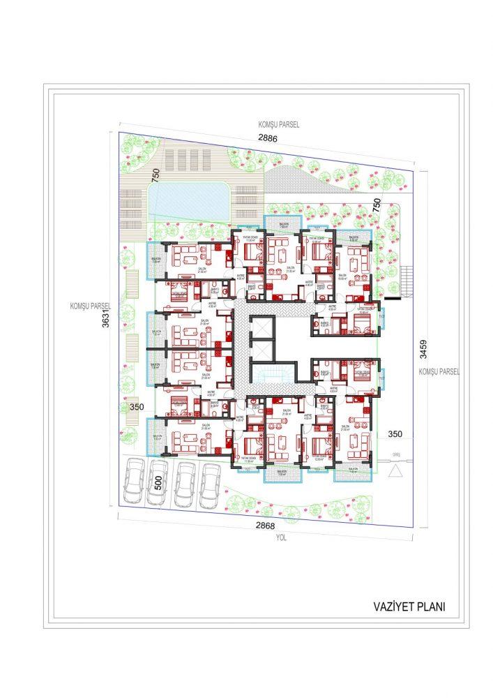 Investment complex of Mahmutlar district. - Фото 43