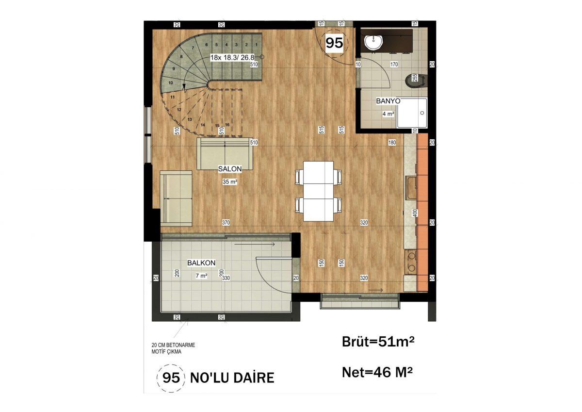 Apartments in a premium class residential complex in Avsallar - Фото 31