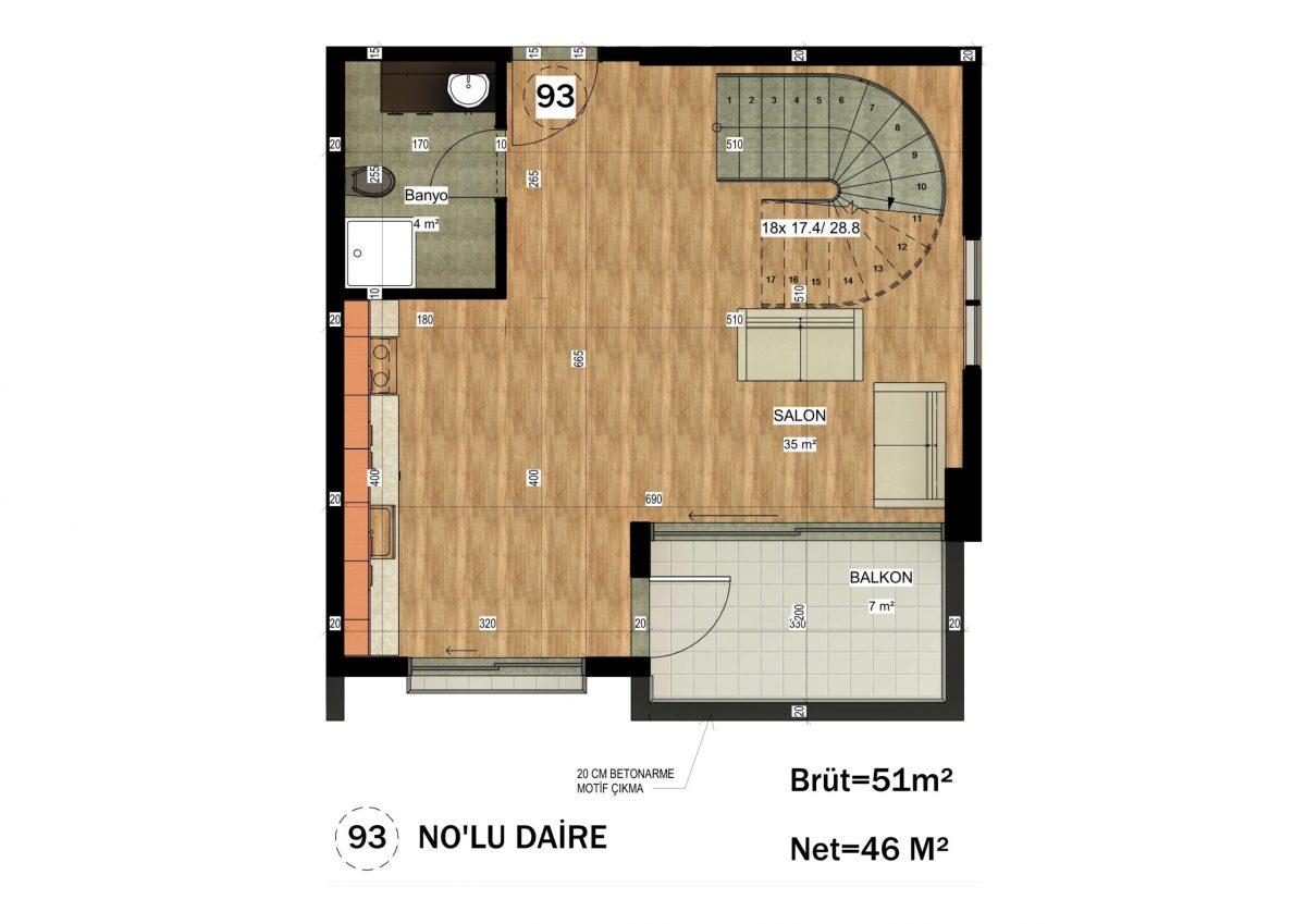 Apartments in a premium class residential complex in Avsallar - Фото 35