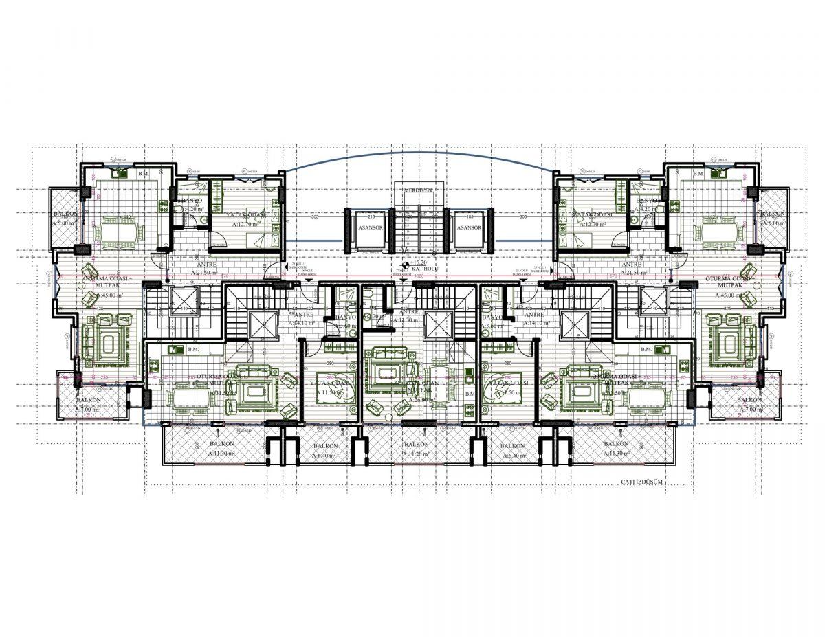 New luxury complex in Kargicak near the sea - Фото 60