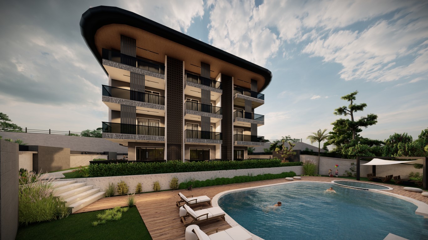 Spacious duplexes in the central area of Alanya - Фото 2