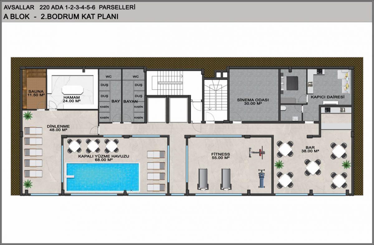 Apartments in premium residential complex in Avsallar - Фото 41