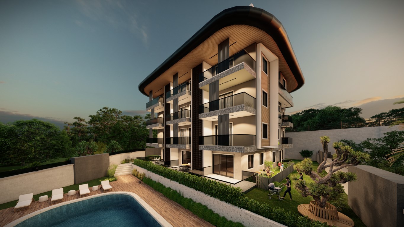 Spacious duplexes in the central area of Alanya - Фото 6