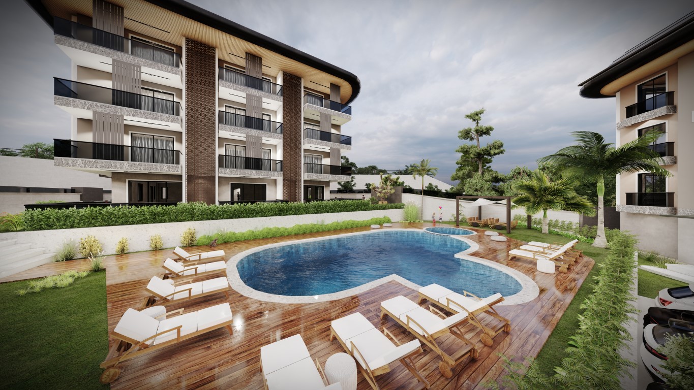 Spacious duplexes in the central area of Alanya - Фото 5