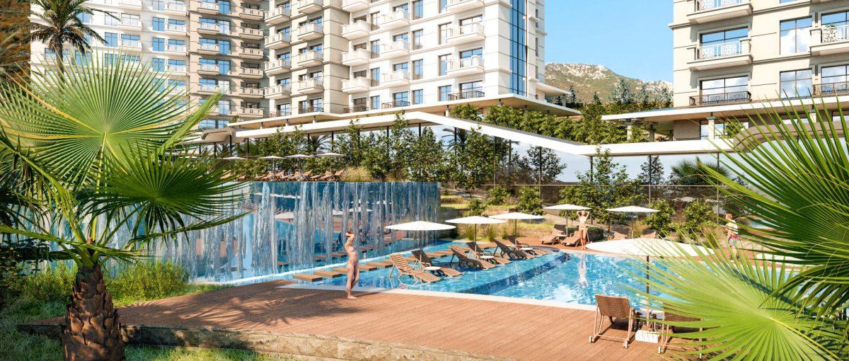 Apartments in a luxury residential complex with a private beach in Mahmutlar - Фото 9