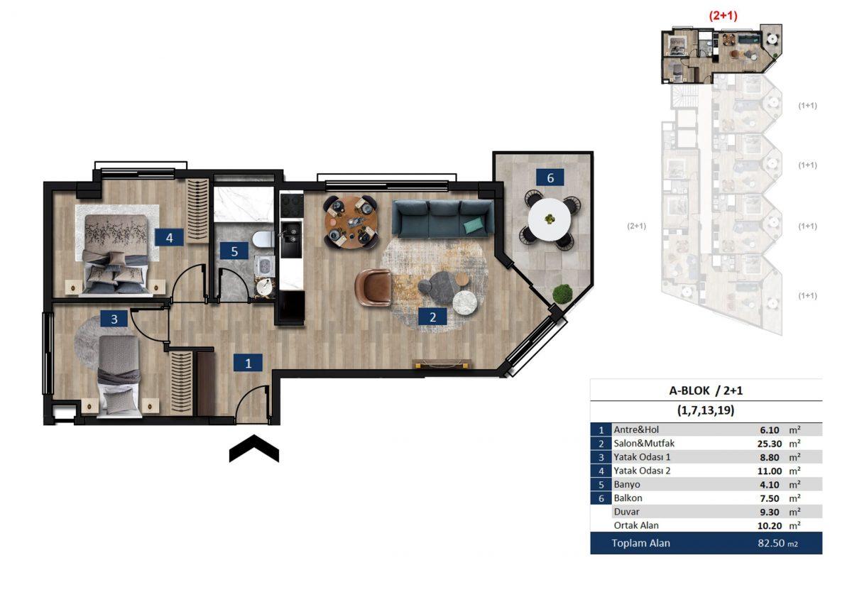 Premium investment project in the center of Alanya - Фото 25