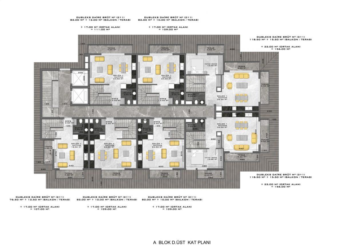 New apartments in a luxury complex in Kestel - Фото 62