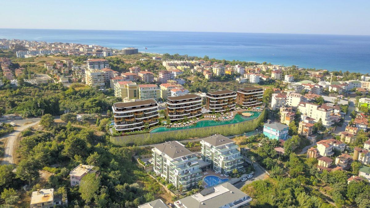 New apartments in a luxury complex in Kestel - Фото 8