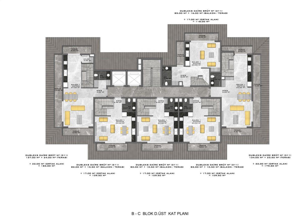 New apartments in a luxury complex in Kestel - Фото 66