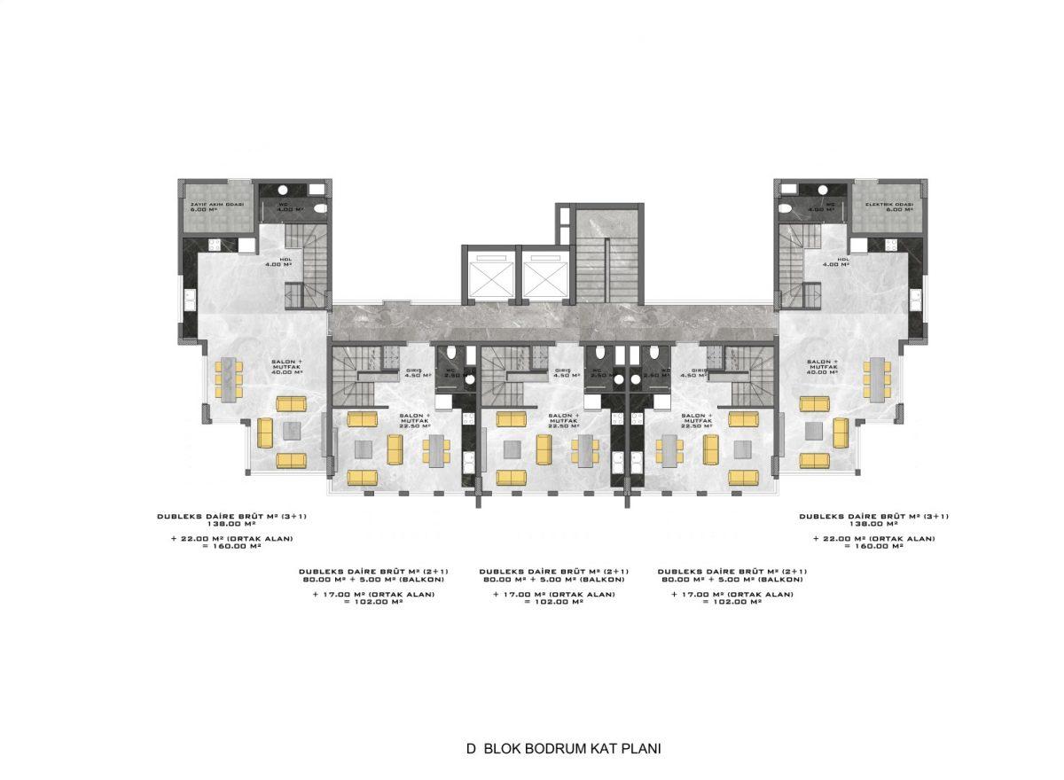 New apartments in a luxury complex in Kestel - Фото 69