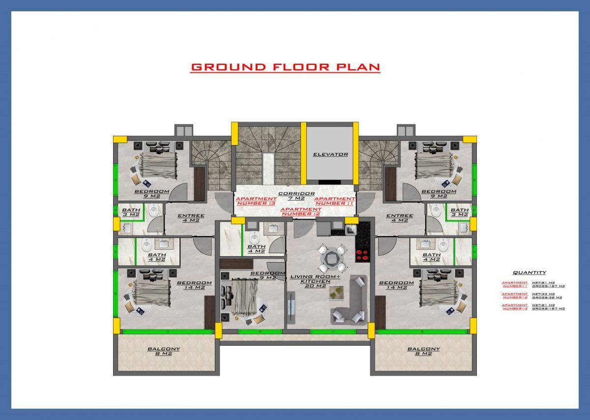 Apartments in a new residential complex in the center of Kestel - Фото 56