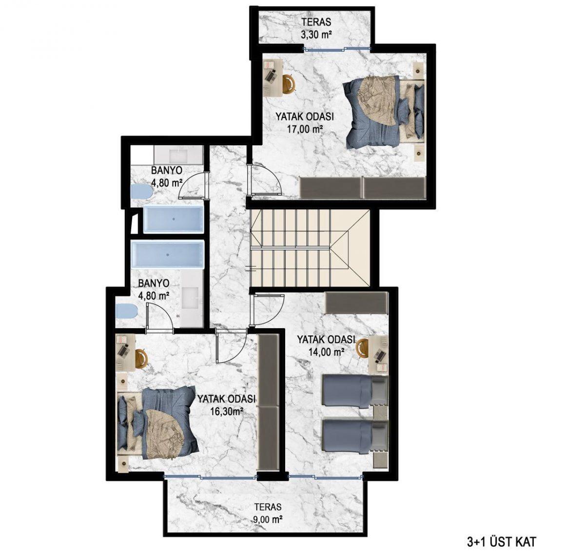 Apartments in a modern residential complex in Kestel - Фото 17