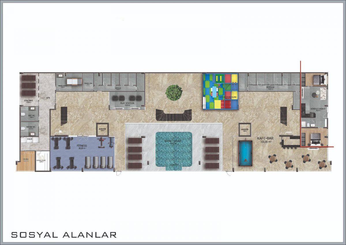 New apartments in the central area of Alanya - Фото 40