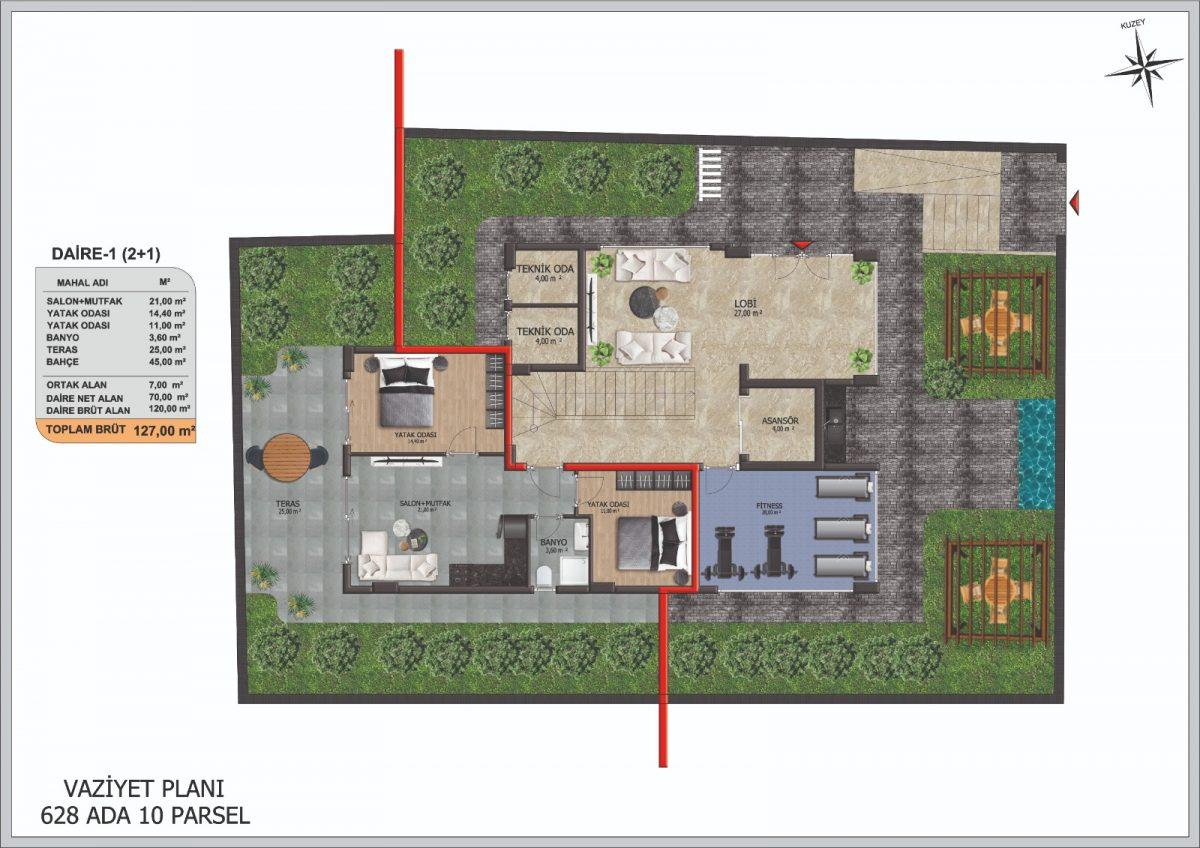 Investment apartments 2 + 1 in the center of Alanya - Фото 17