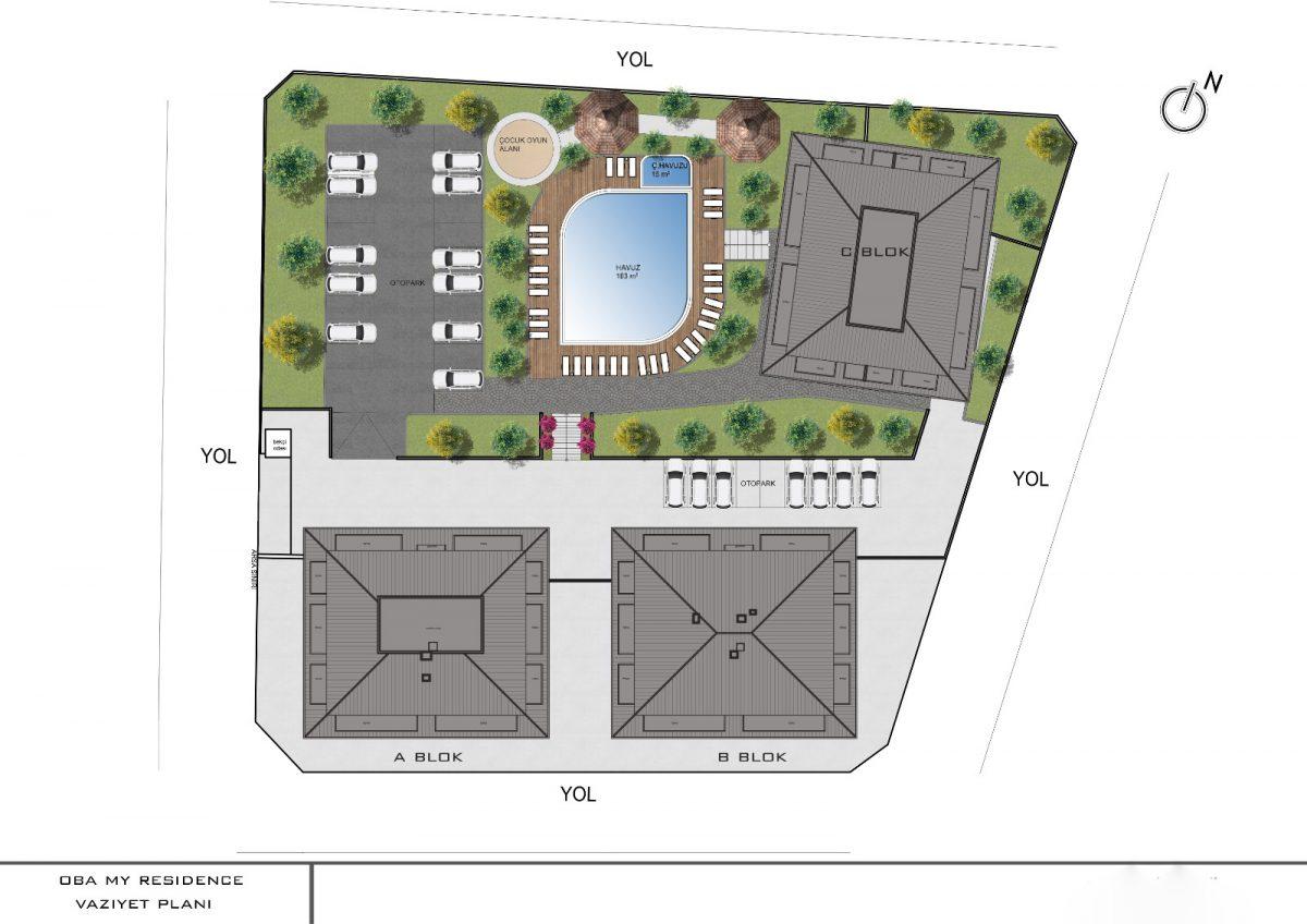 Apartments with a separate kitchen in a new residential complex in Oba - Фото 24