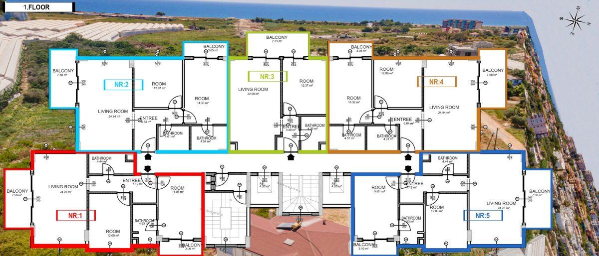 Investment project in Demirtas for families with pets - Фото 46