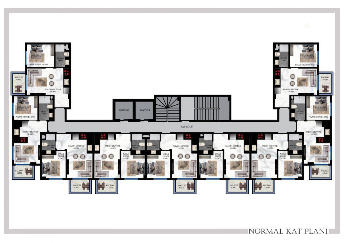 New investment project at attractive prices in Avsallar - Фото 8