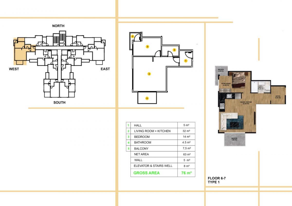 A new investment attractive project in the centre of Alanya  - Фото 13