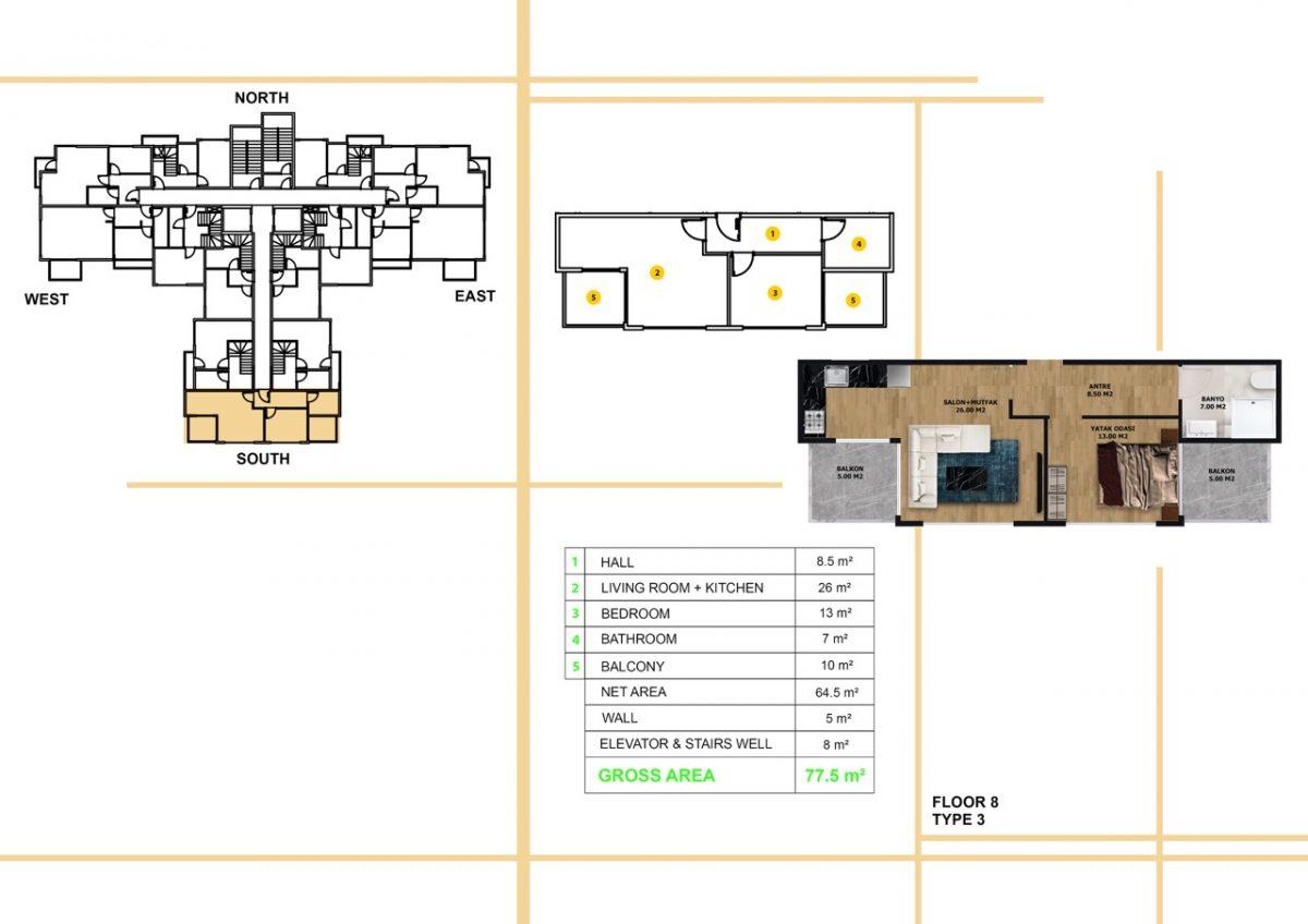 A new investment attractive project in the centre of Alanya  - Фото 20