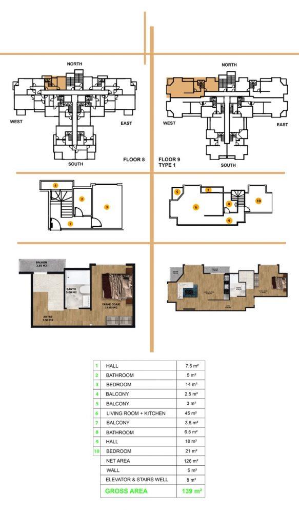 A new investment attractive project in the centre of Alanya  - Фото 21