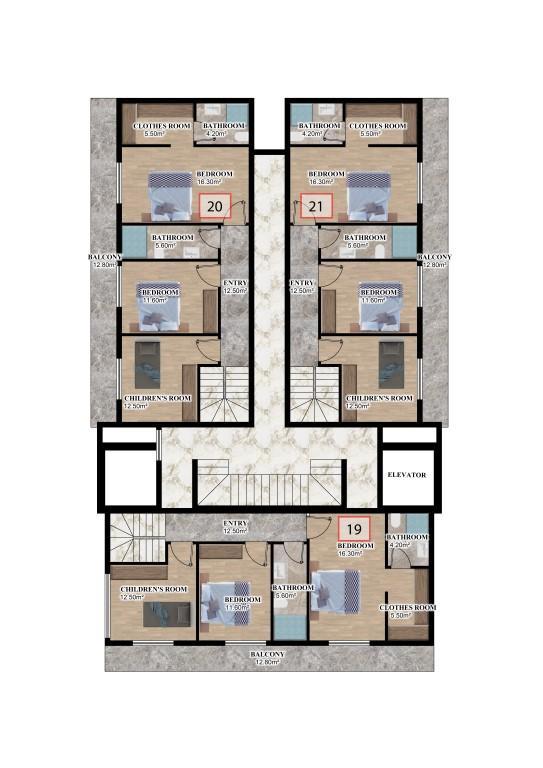 New investment project with rich infrastructure in Oba area - Фото 17