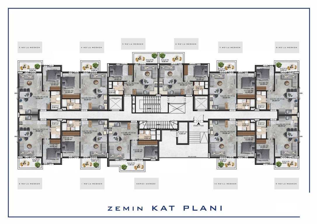 New investment project in Gazipasa, 150 meters from the center of the area - Фото 22