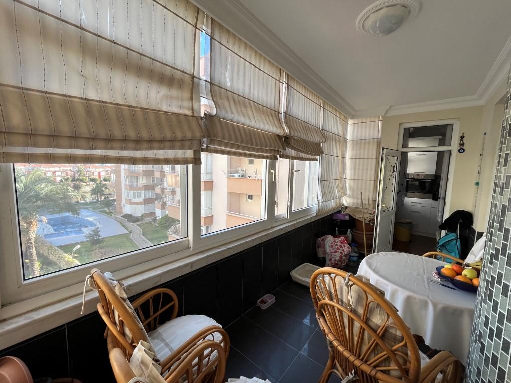 2 + 1 apartment with glass terraces and a separate kitchen in Tosmur, Alanya - Фото 10