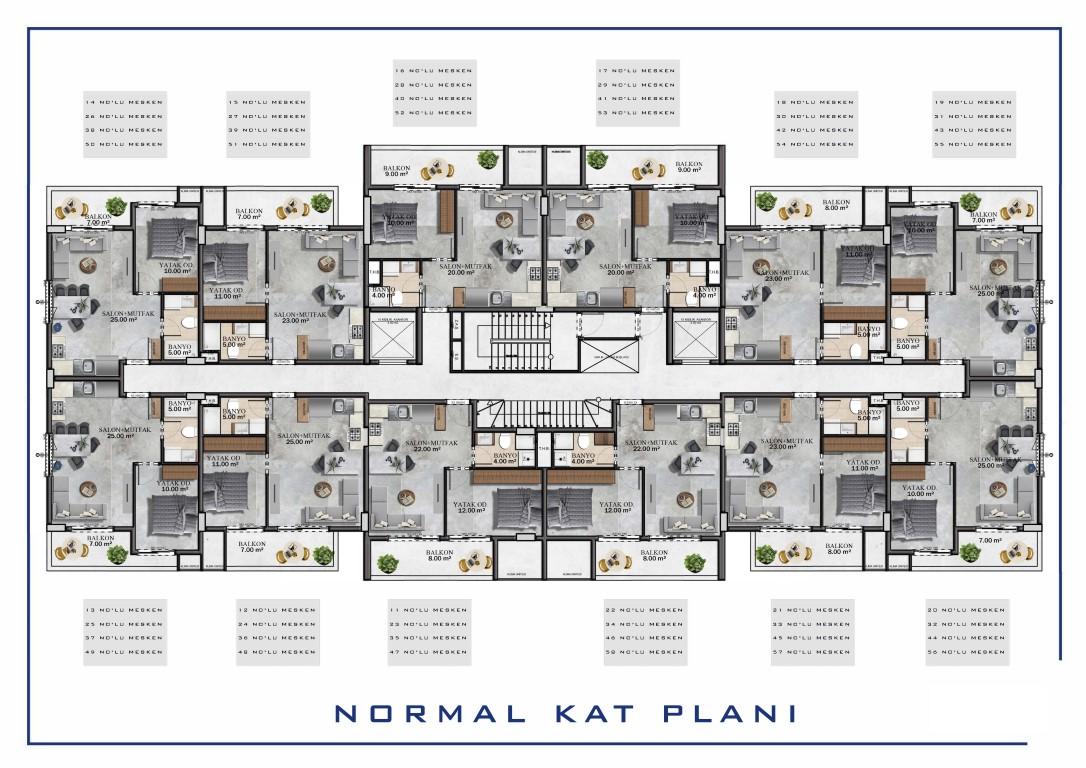 New investment project in Gazipasa, 150 meters from the center of the area - Фото 23