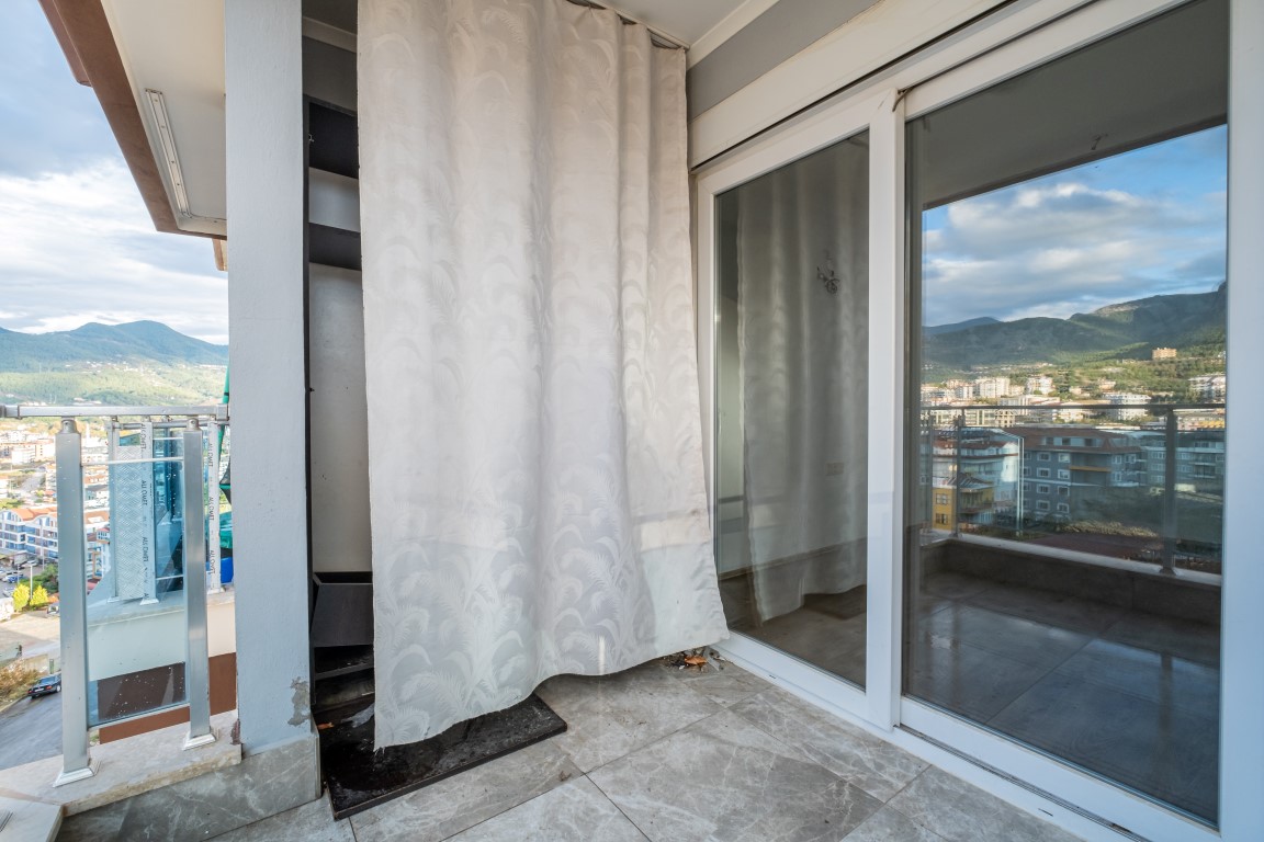 4 + 1 Penthouse with sea view in Cikcilli, Alanya - Фото 23