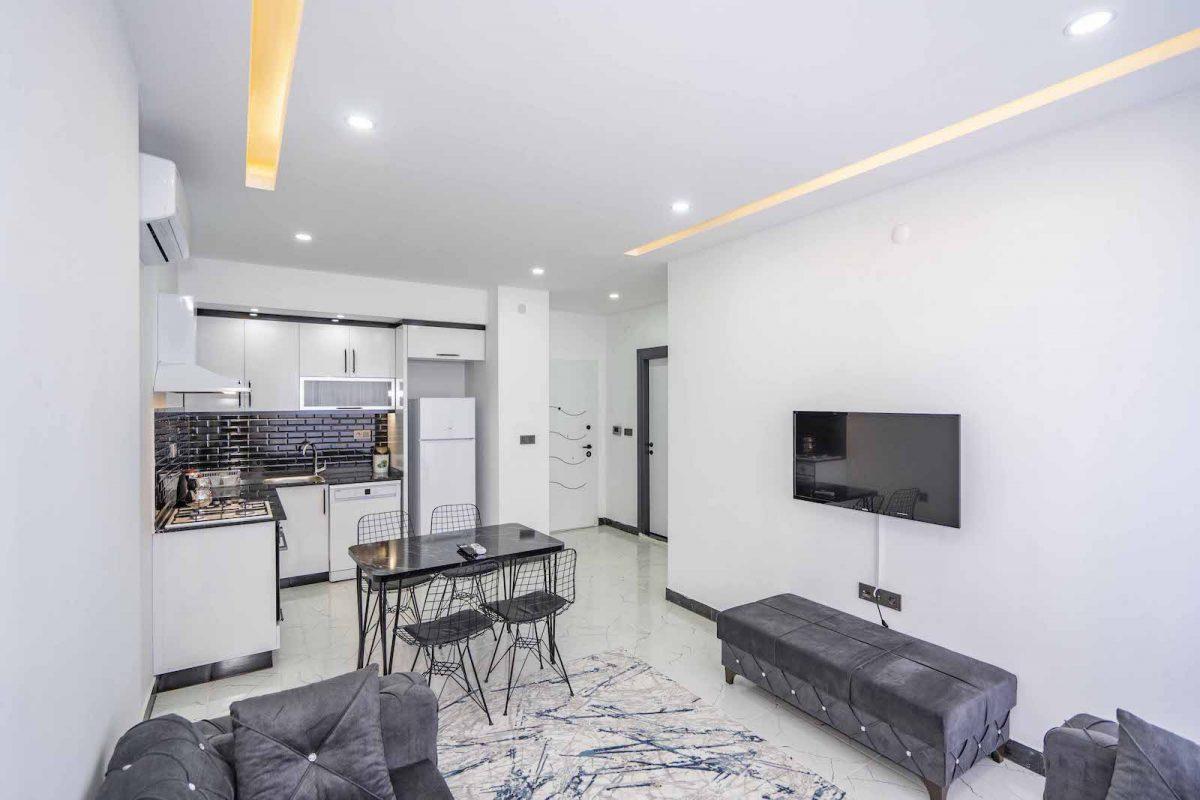 Furnished 1+1 apartments in a new complex in the greenest area of Avsallar, Alanya - Фото 17