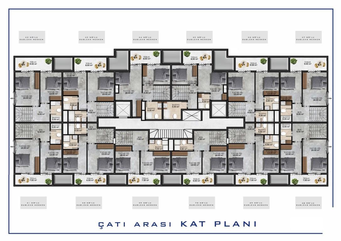 New investment project in Gazipasa, 150 meters from the center of the area - Foto 25