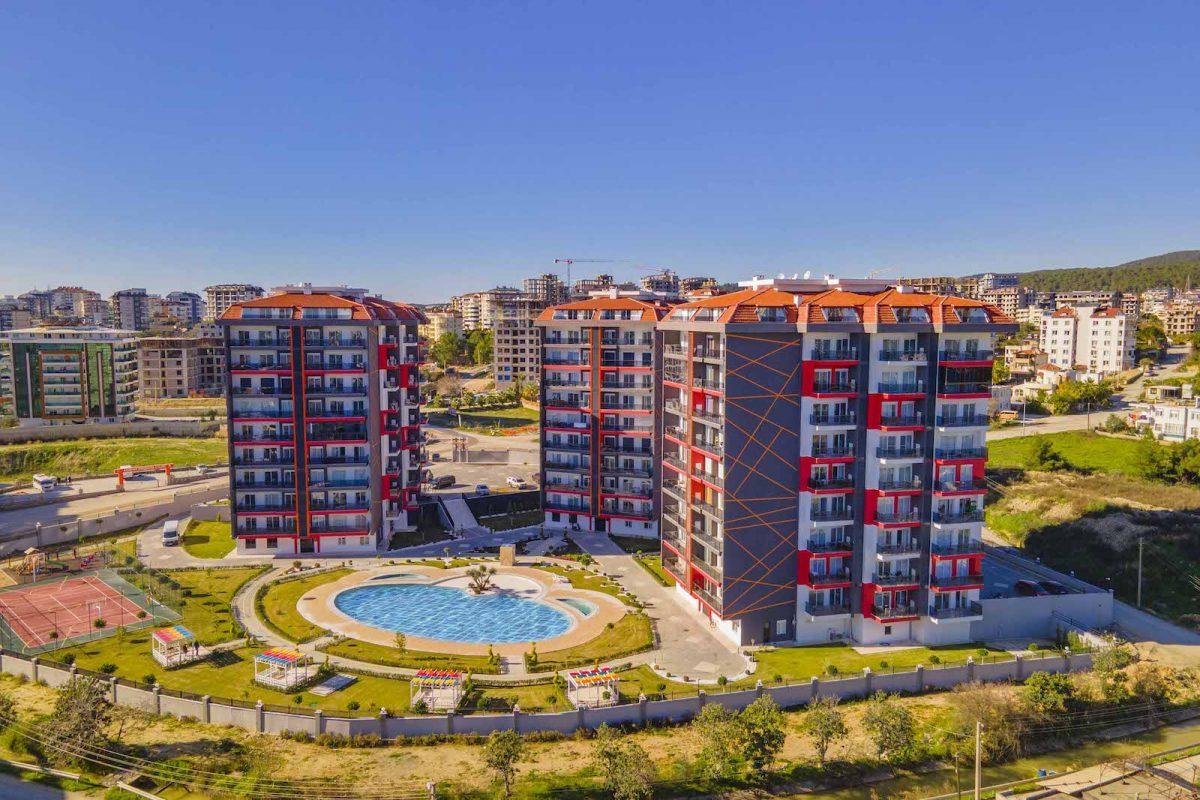 Furnished 1+1 apartments in a new complex in the greenest area of Avsallar, Alanya - Фото 3