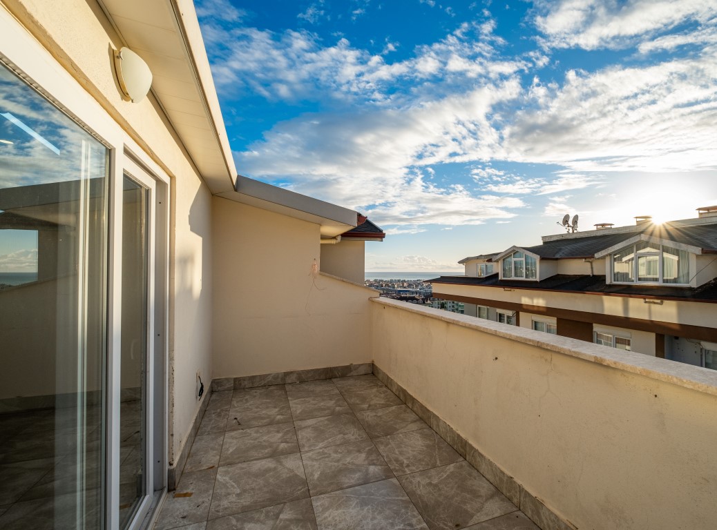 4 + 1 Penthouse with sea view in Cikcilli, Alanya - Фото 31