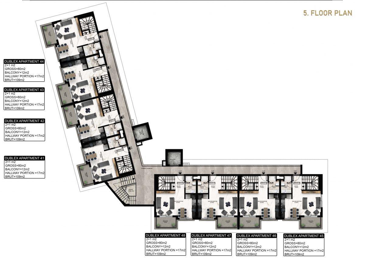 Residential complex with convenient layouts in Gazipasa - Фото 40