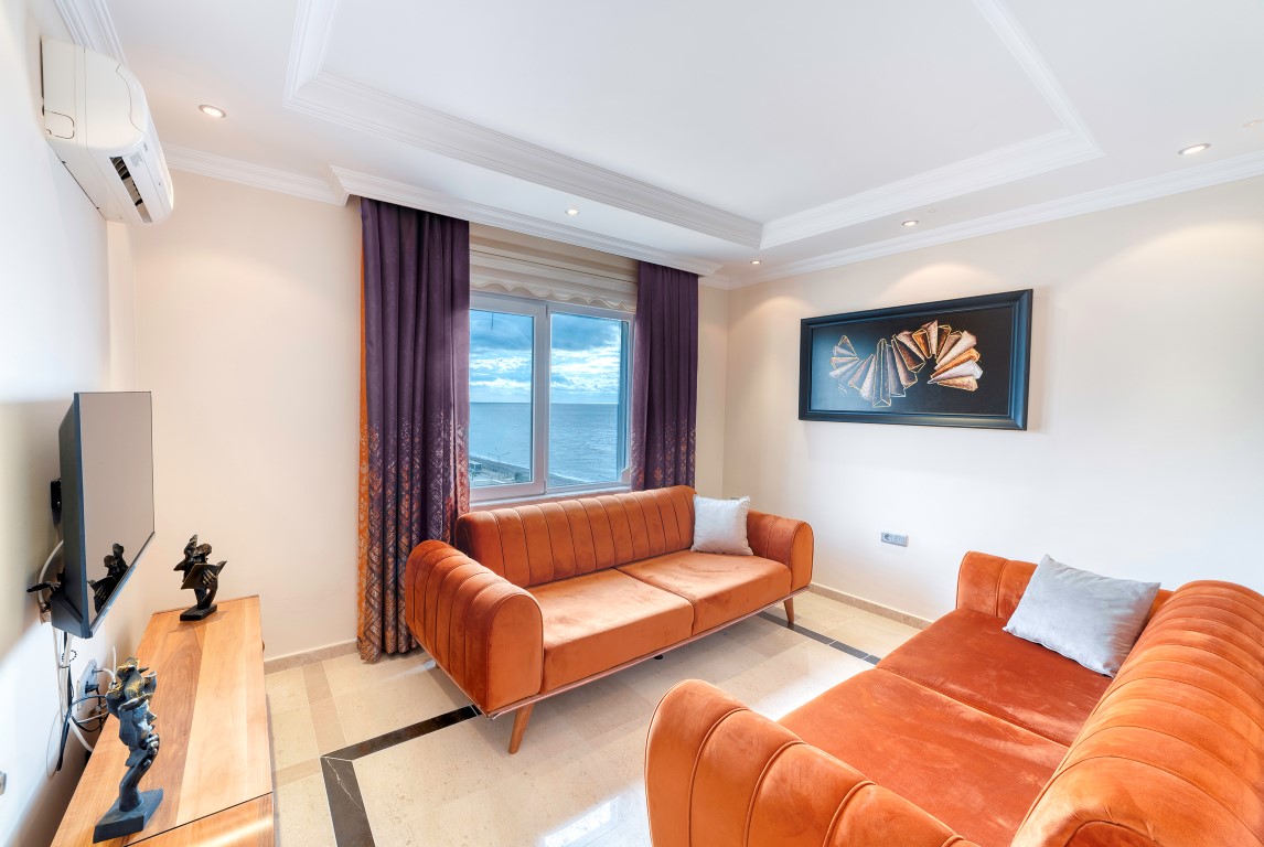 Apartment 125 m2 on the first coastline in Tosmur, Alanya - Фото 17