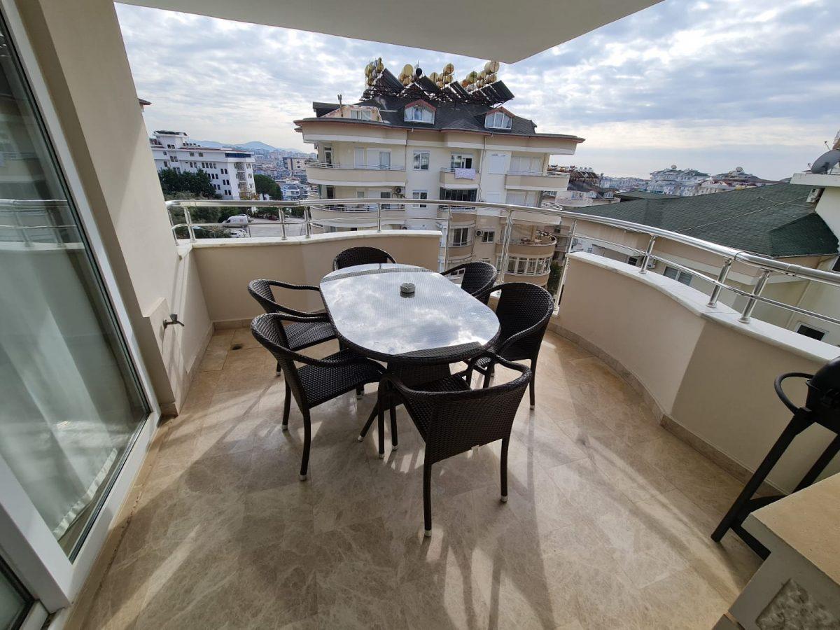 Furnished penthouse 4 + 1 with three terraces in Cikcilli, Alanya - Фото 13