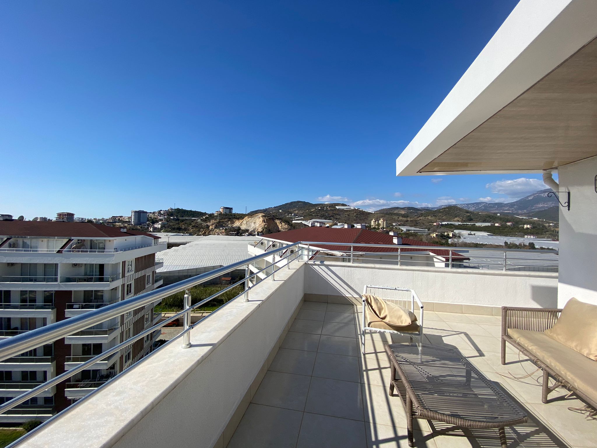 Spacious 3 + 1 penthouse in Alanya with a terrace in the Demirtas area, suitable for a residence permit - Фото 47