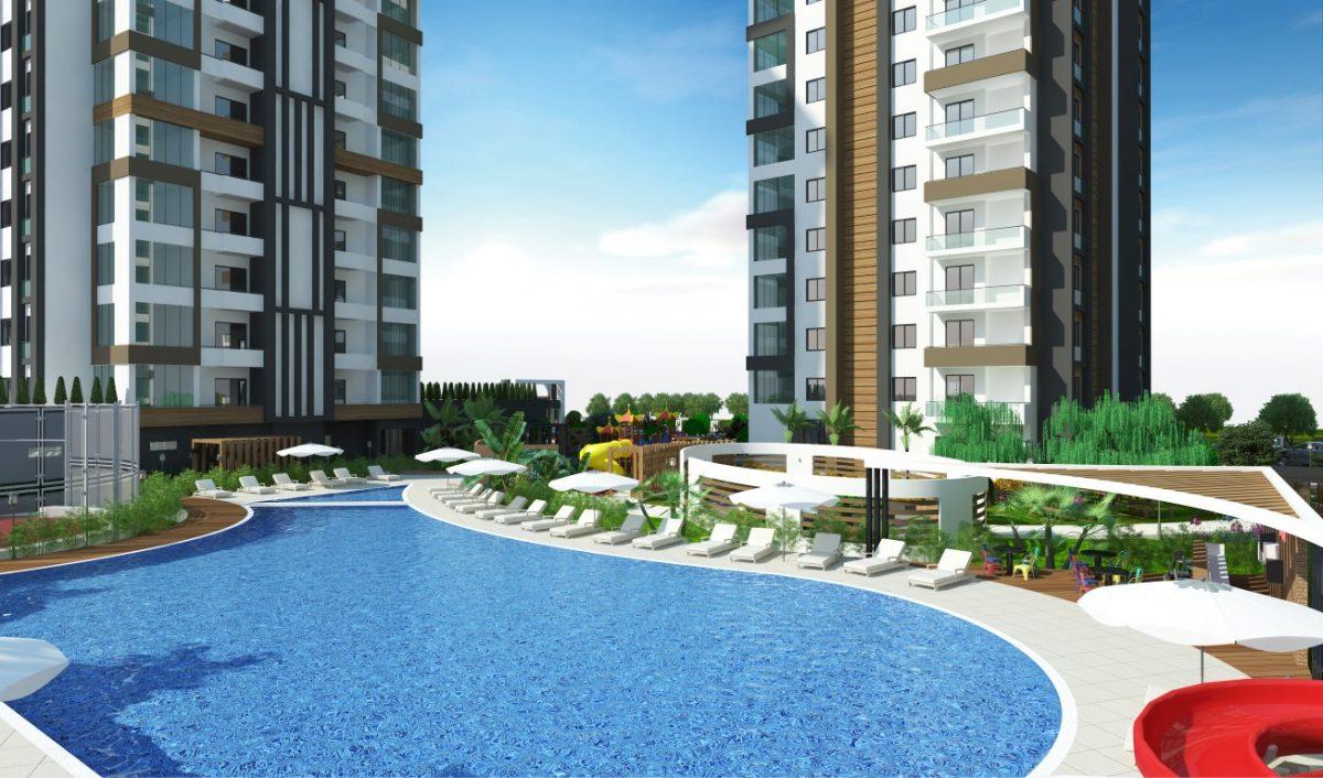 Design of a modern residential complex with spacious layouts in Mersin - Фото 8