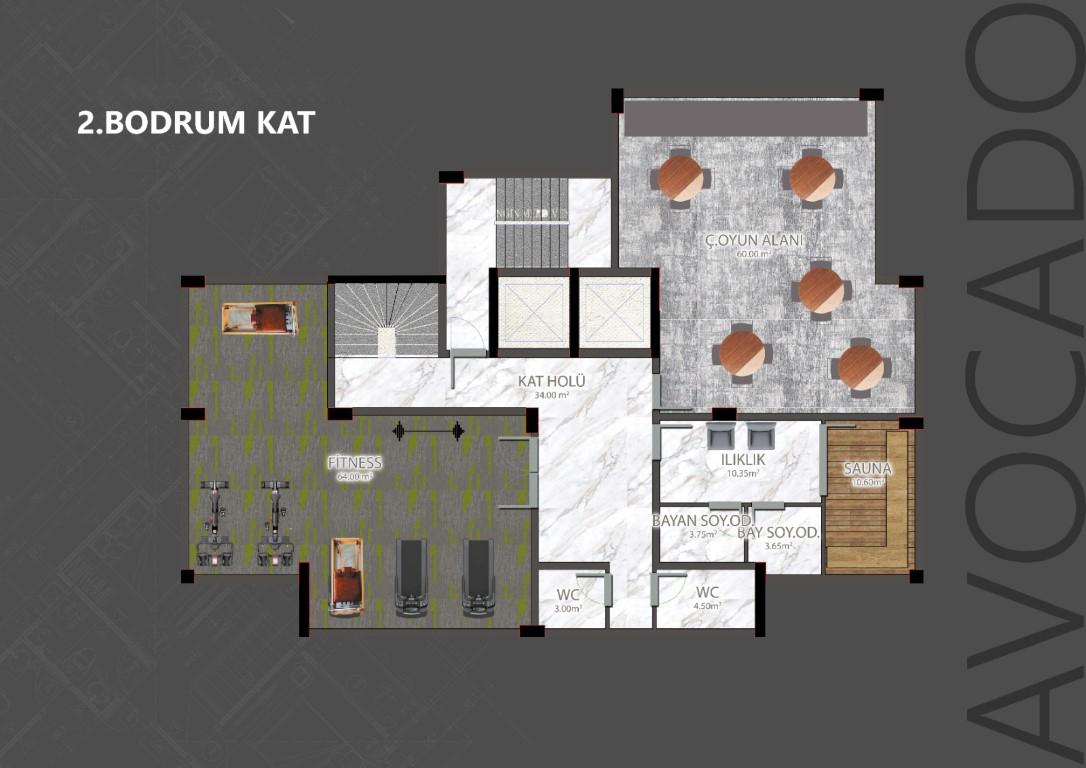 New residential complex with full infrastructure in Demirtaş district - Фото 25