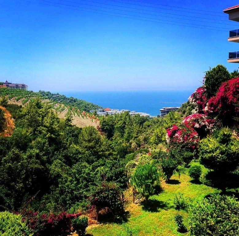 Villa 3+2 with direct sea view and landscaped area in Kargyjak, Alanya - Фото 9