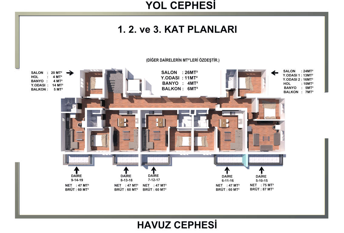 A residential complex under construction in Gazipasa with good infrastructure - Фото 20