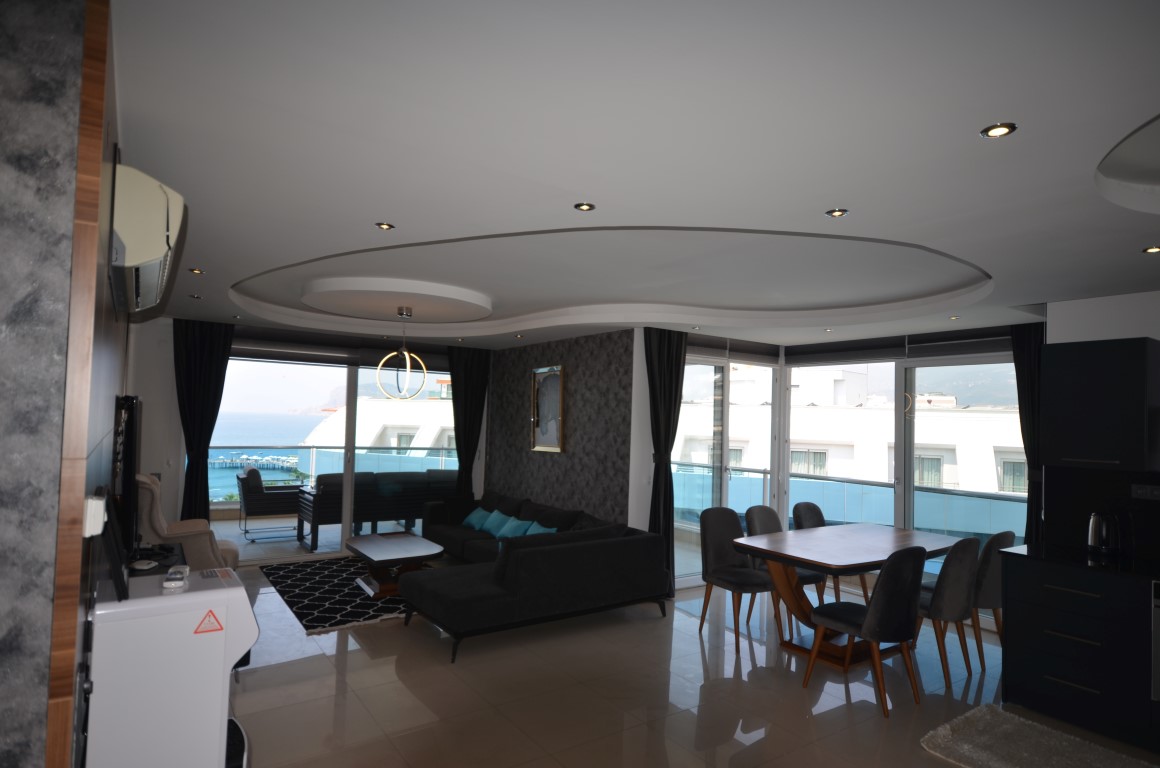 Sea view penthouse in 50 meters from the beach in Tosmur - Фото 18