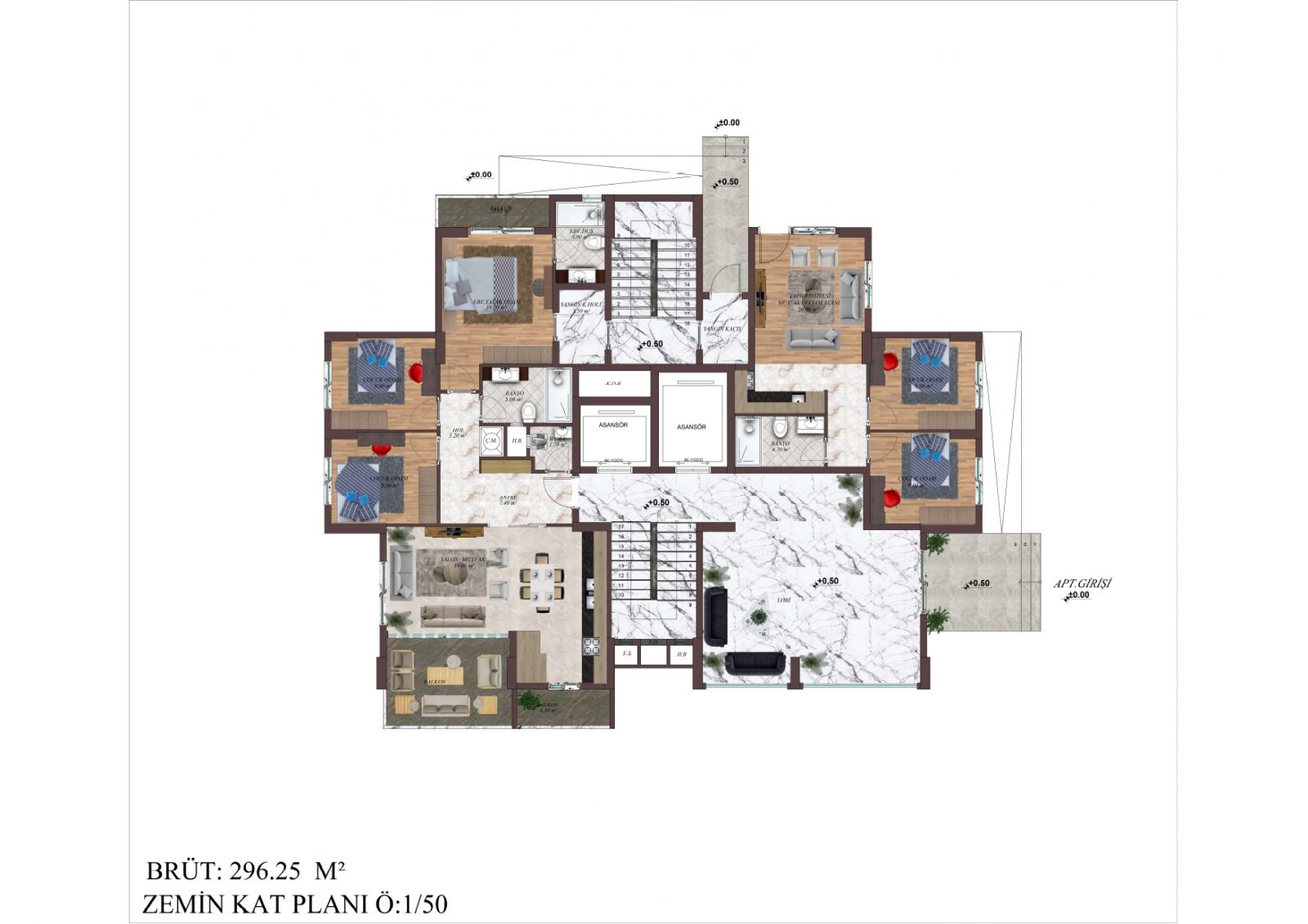 Project of a modern residential complex in the city of Mersin near the sea - Фото 40