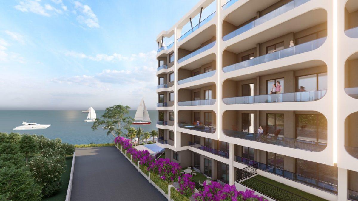 New cozy residential complex on the first coastline in the city of Mersin - Фото 4