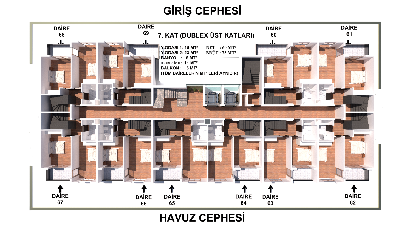 A residential complex under construction in Gazipasa with good infrastructure - Фото 26