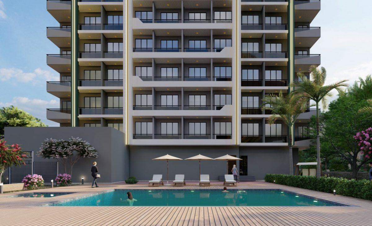 Residential complex with 1 + 1 apartments layouts  in Mersin - Фото 5