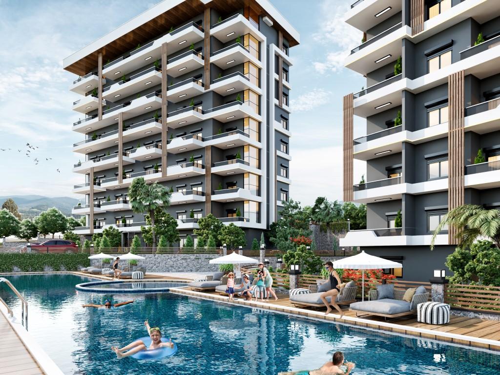 New residential complex with mountain view and modern infrastructure in Alanya (Pyjallar) - Фото 4